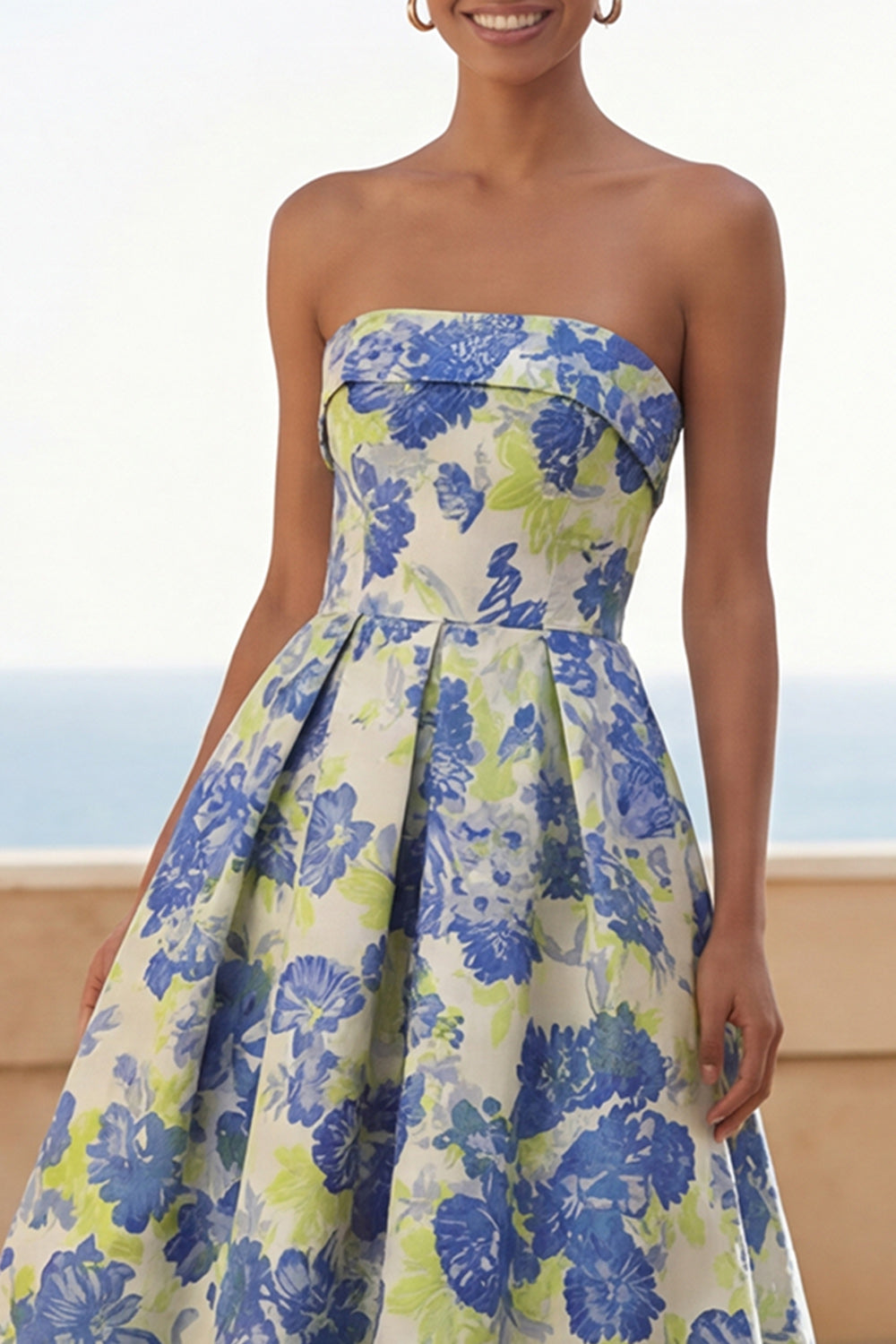 Daphne Floral Maxi Dress Pink 3
