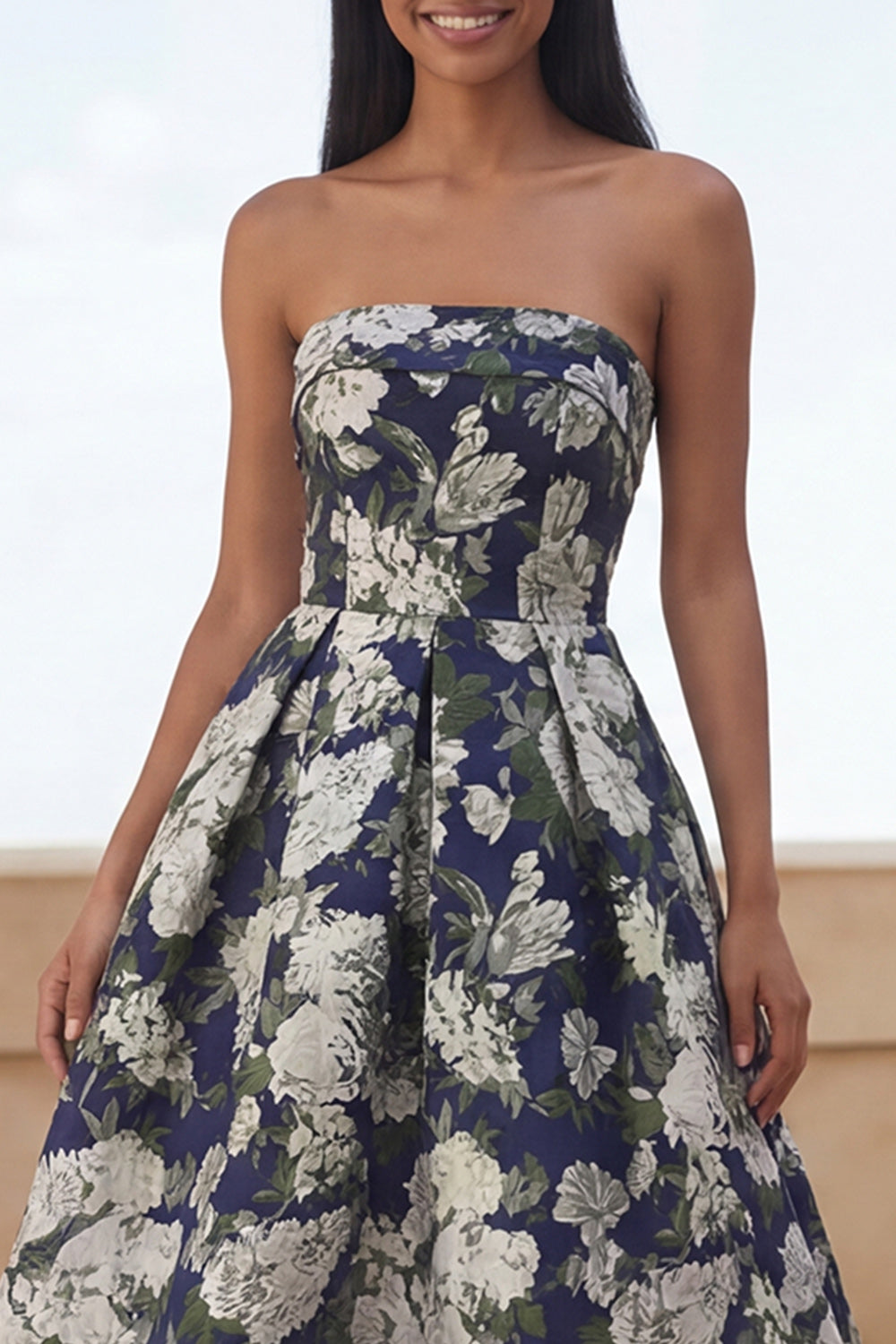 Daphne Floral Maxi Dress Pink 8