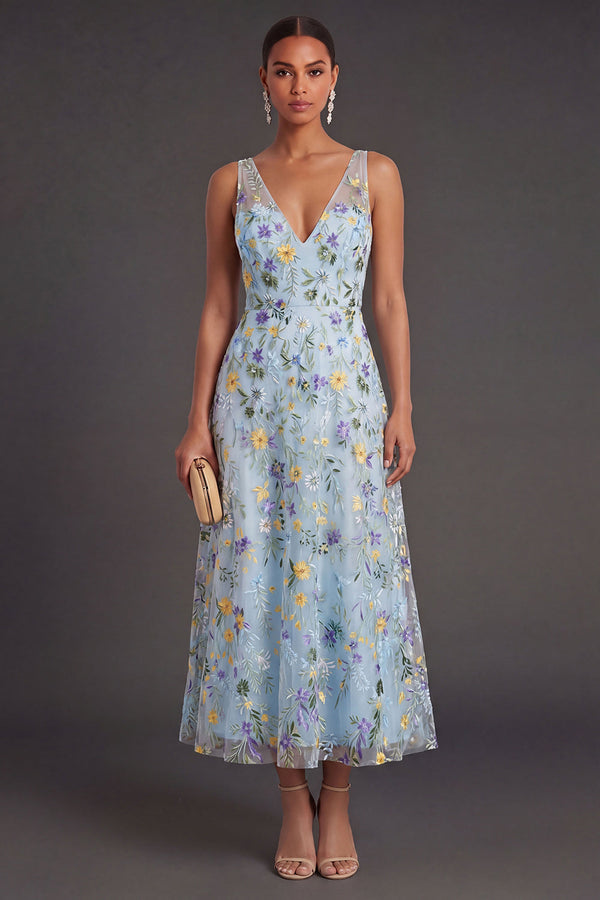 Estelle Floral Chiffon Maxi Dress