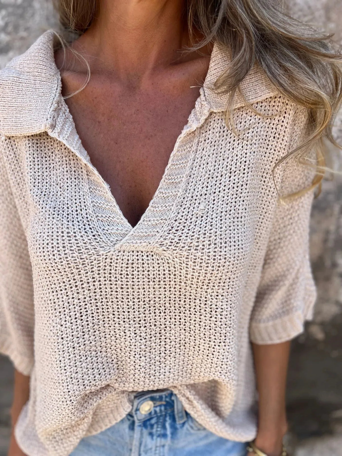 Halcyon Knit Sweater Lake Blue 2