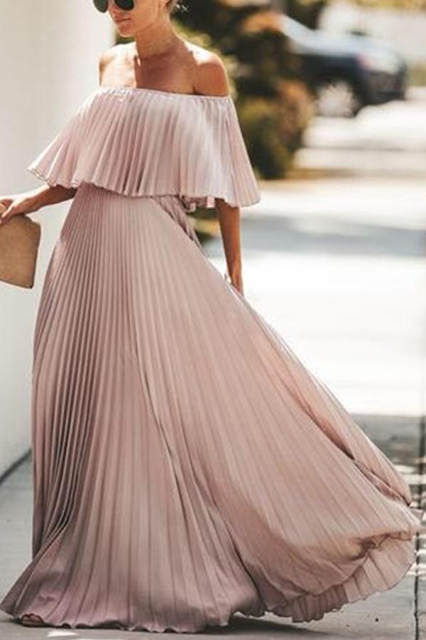 Arabella Ruffle Tiered Maxi Dress black 5