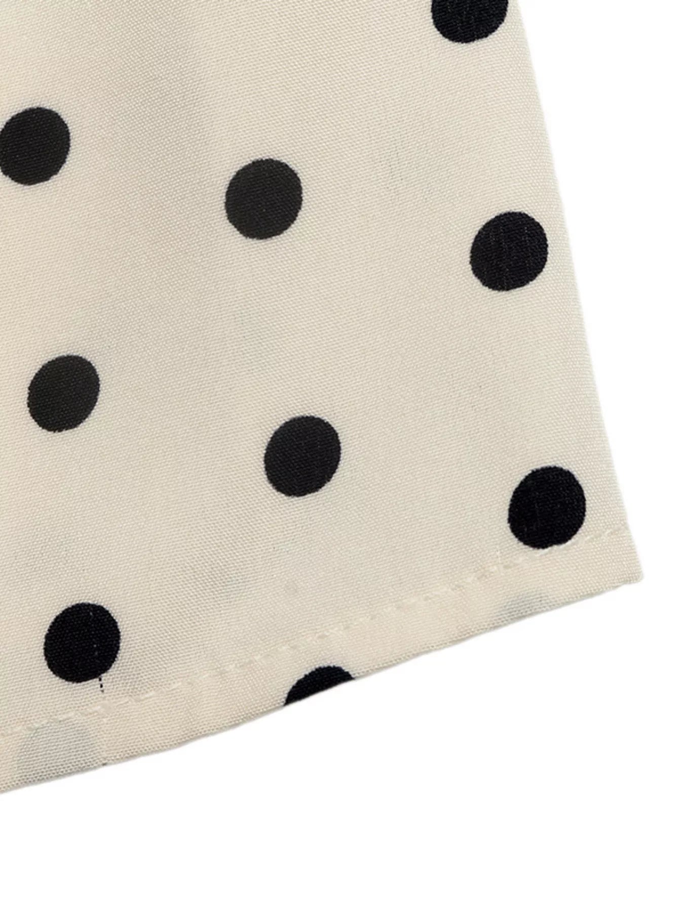 Violet Polka Dot Halter Mini Dress Apricot 9