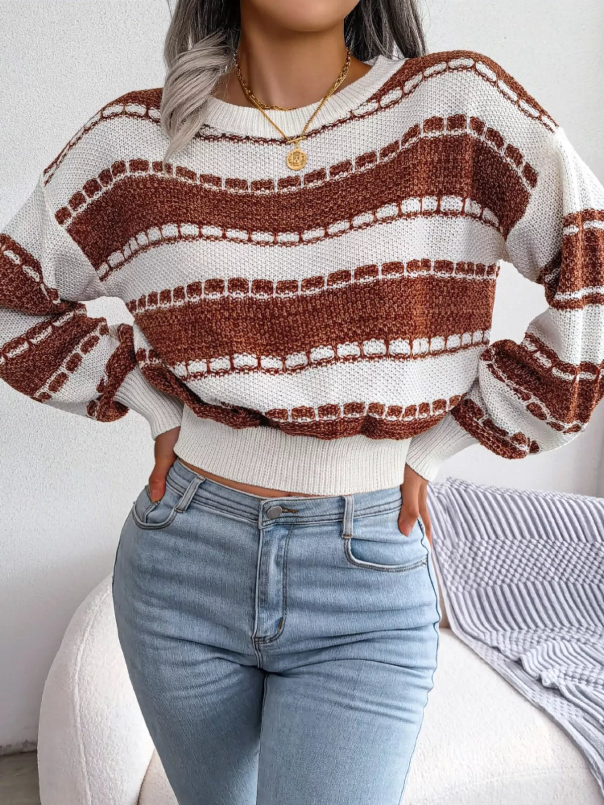 Rosalind Cropped Sweater Matcha Green 6