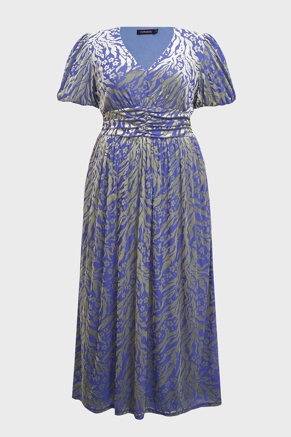 Isabelle Floral Pleated Maxi Dress Neck Velvet Plain Maxi Dress 7