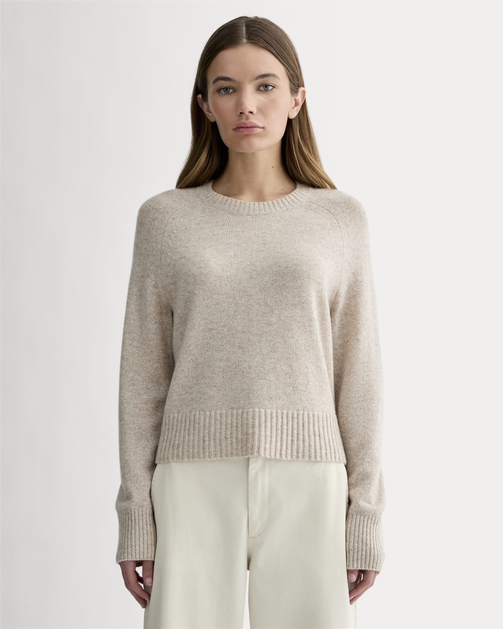 Margot Knit Sweater in Black Cashmere | Canvas 3