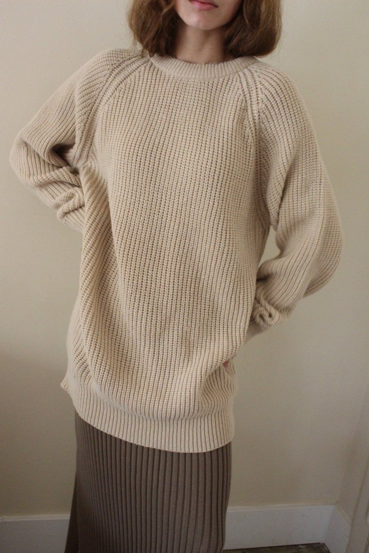 Margot Raglan Knit Sweater Multi 7