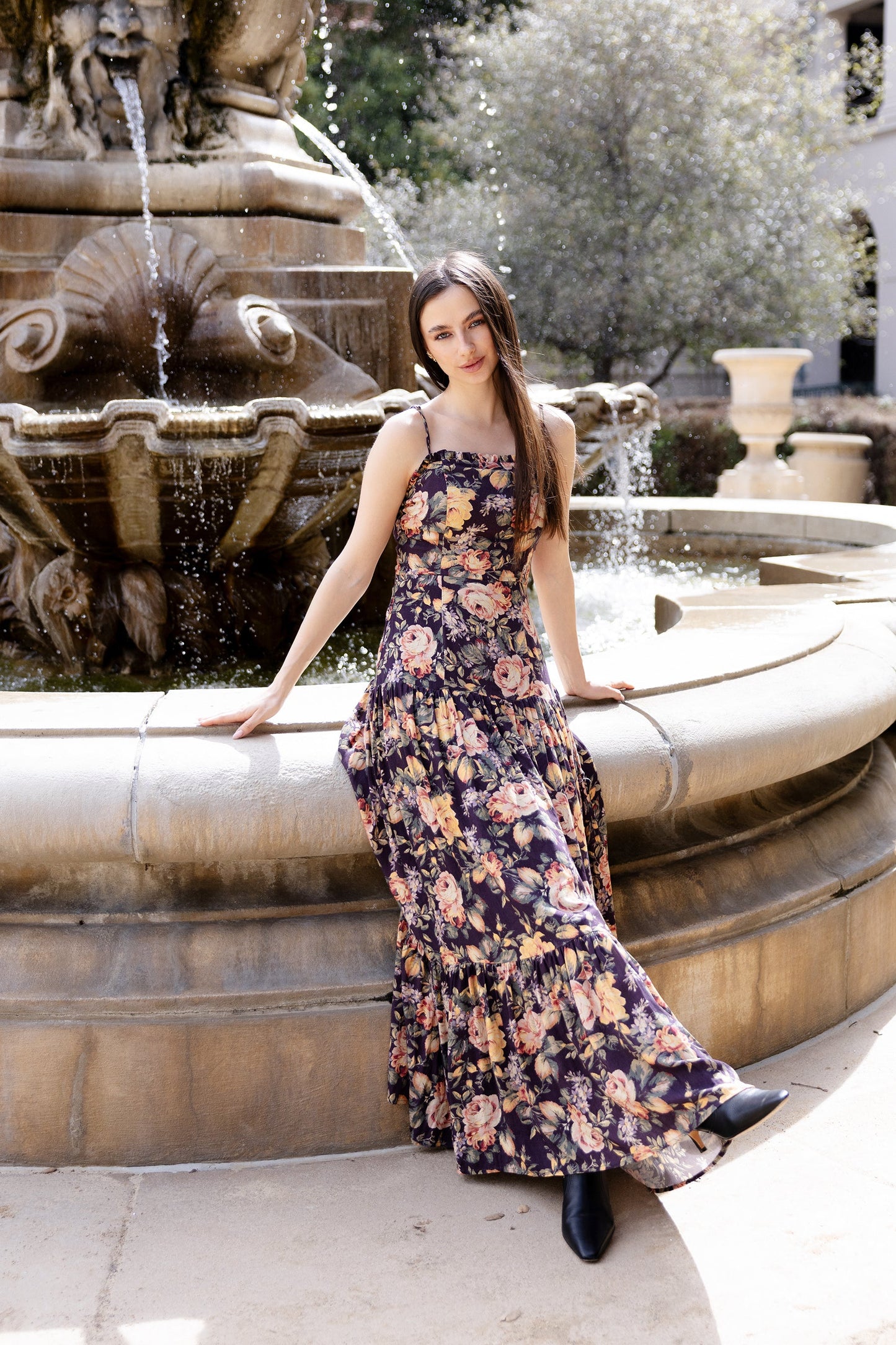 Isabelle Floral Maxi Dress Vintage floral print 8