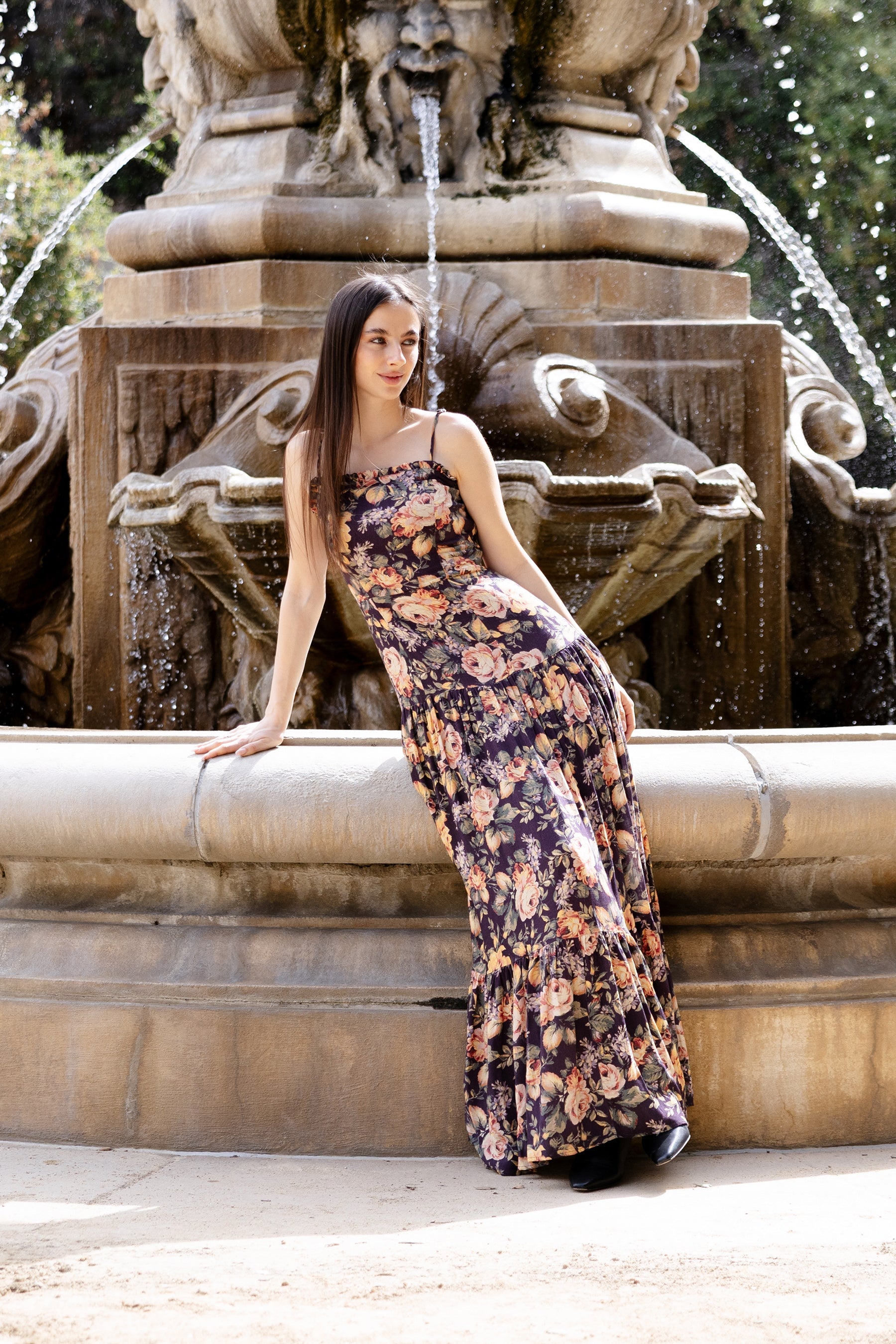 Isabelle Floral Maxi Dress Vintage floral print 9