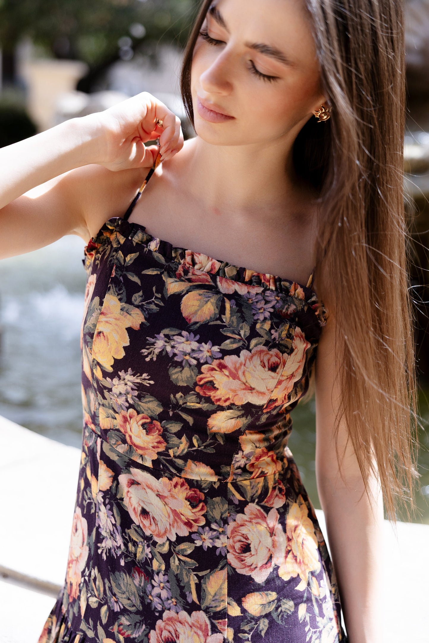 Isabelle Floral Maxi Dress Vintage floral print 7