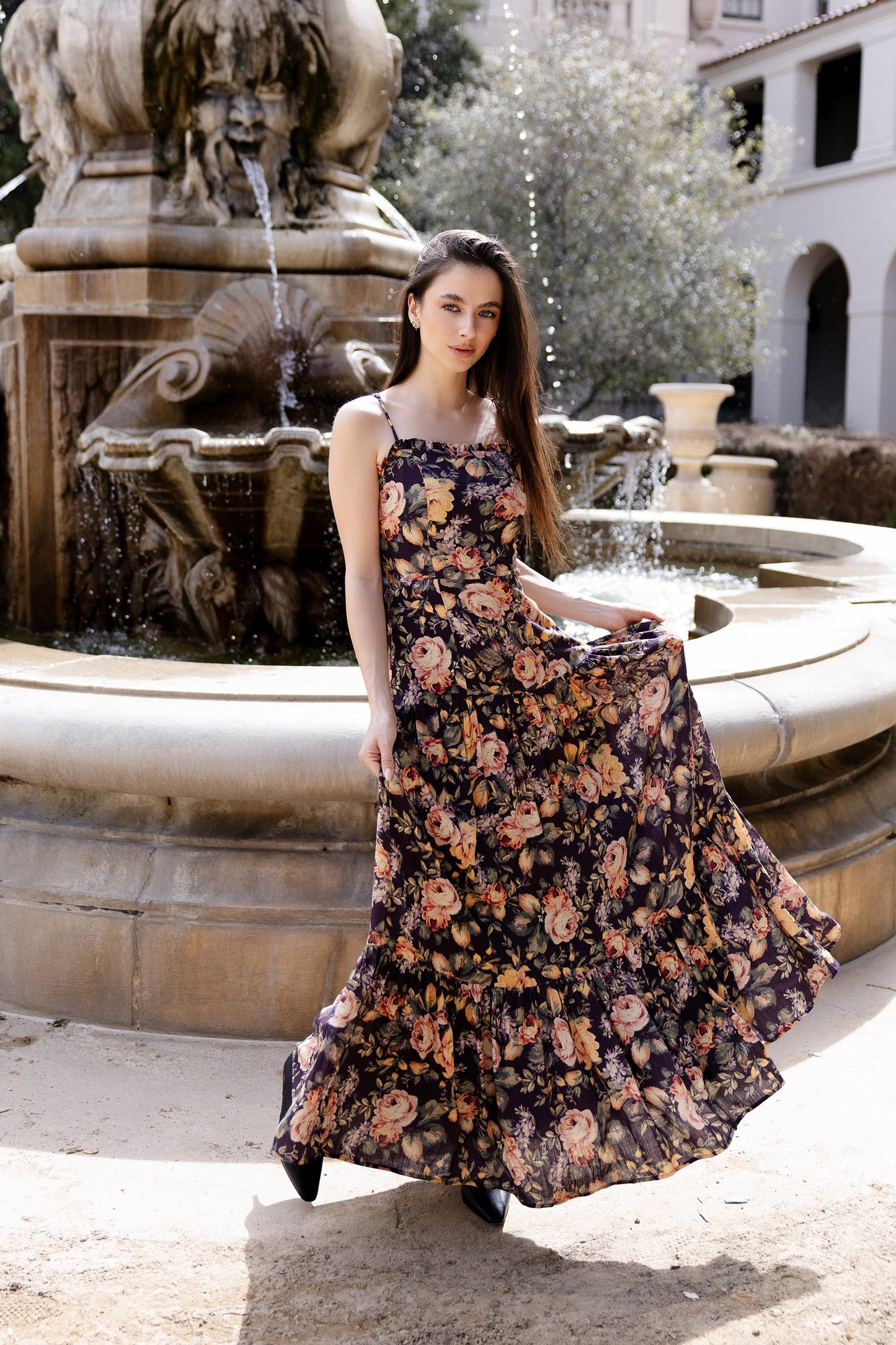 Isabelle Floral Maxi Dress Vintage floral print 5