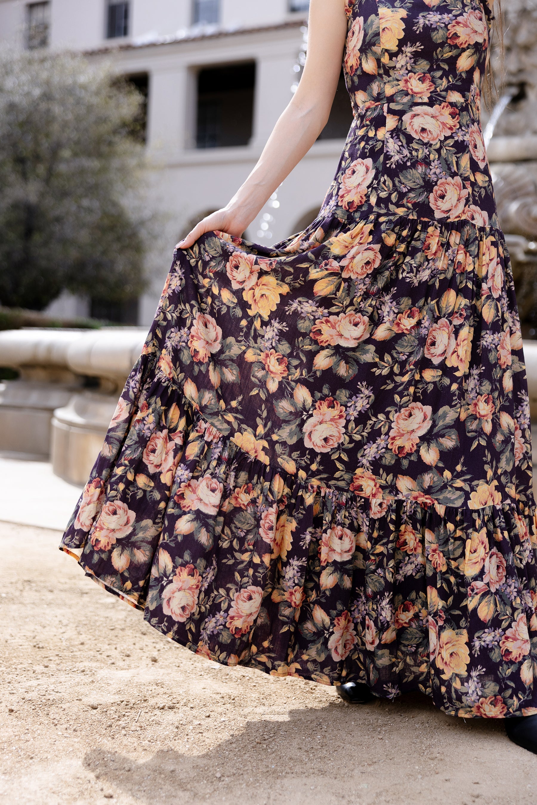 Isabelle Floral Maxi Dress Vintage floral print 4
