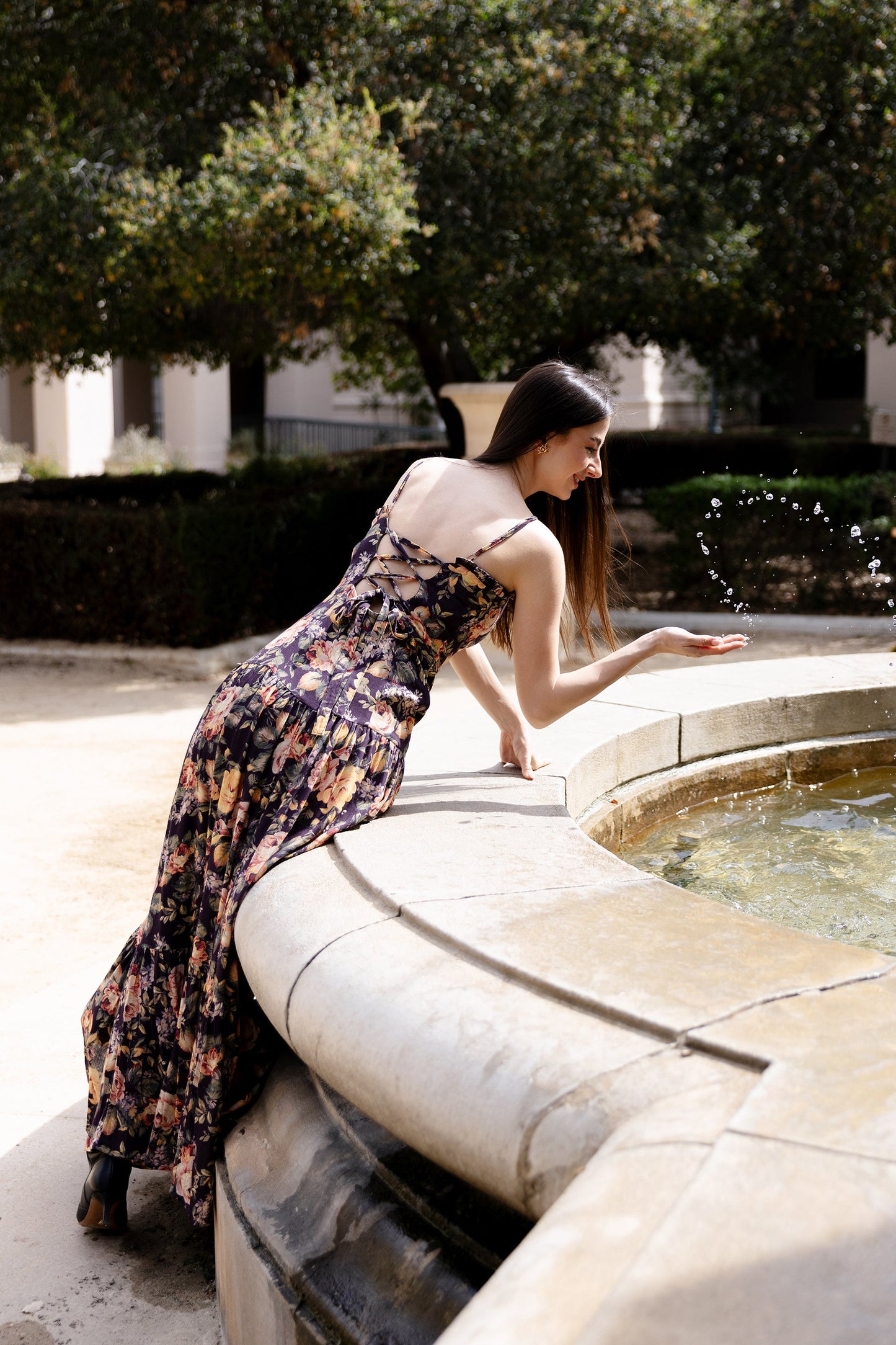 Isabelle Floral Maxi Dress Vintage floral print 2