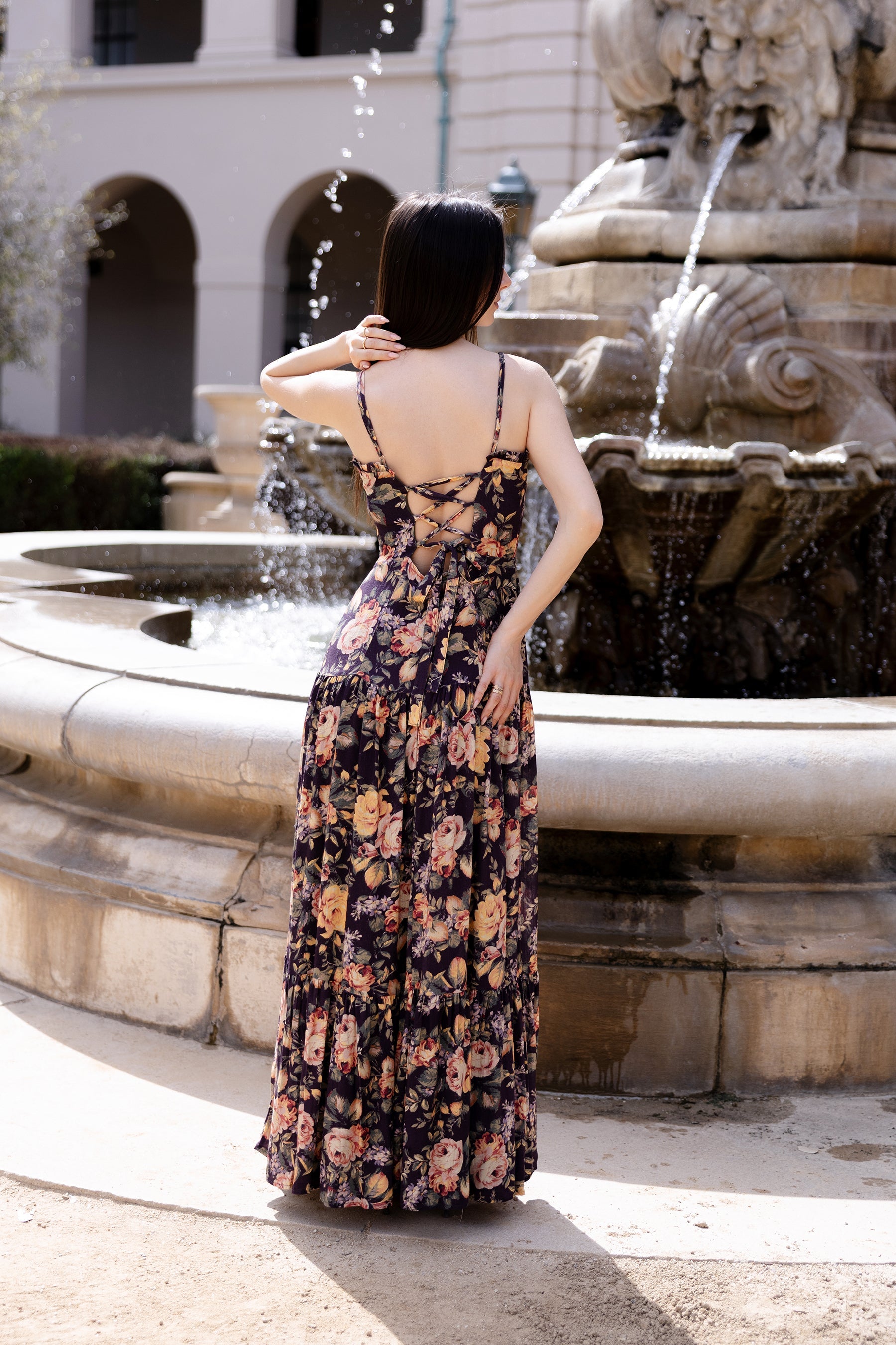 Isabelle Floral Maxi Dress Vintage floral print 3