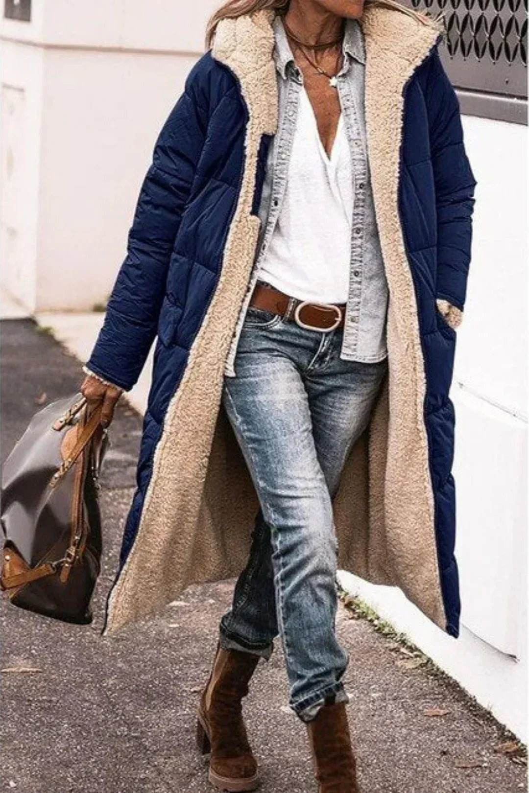 Madeline Reversible Winter Jacket Green 3