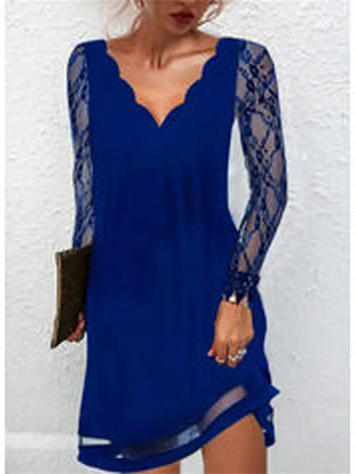 Ophelia Lace Midi Dress Black 1