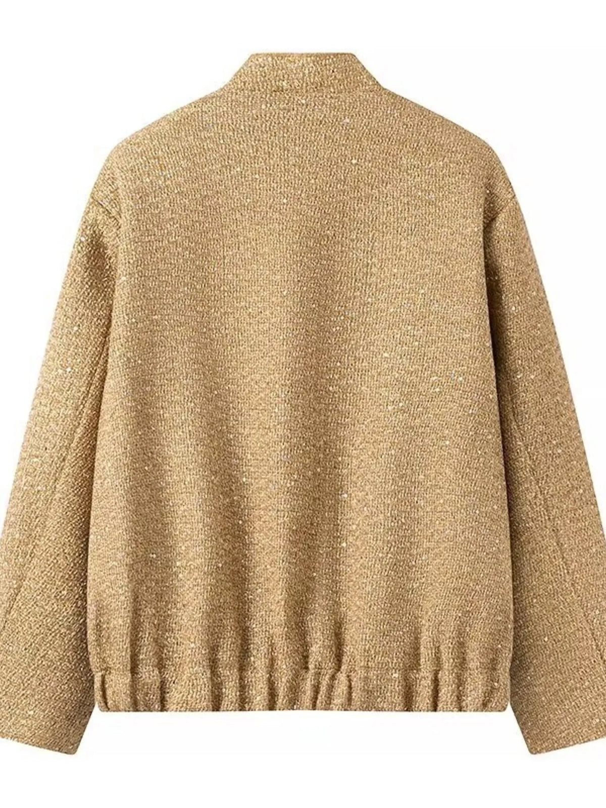 Margot Sequin Blazer Jacket Gold 8