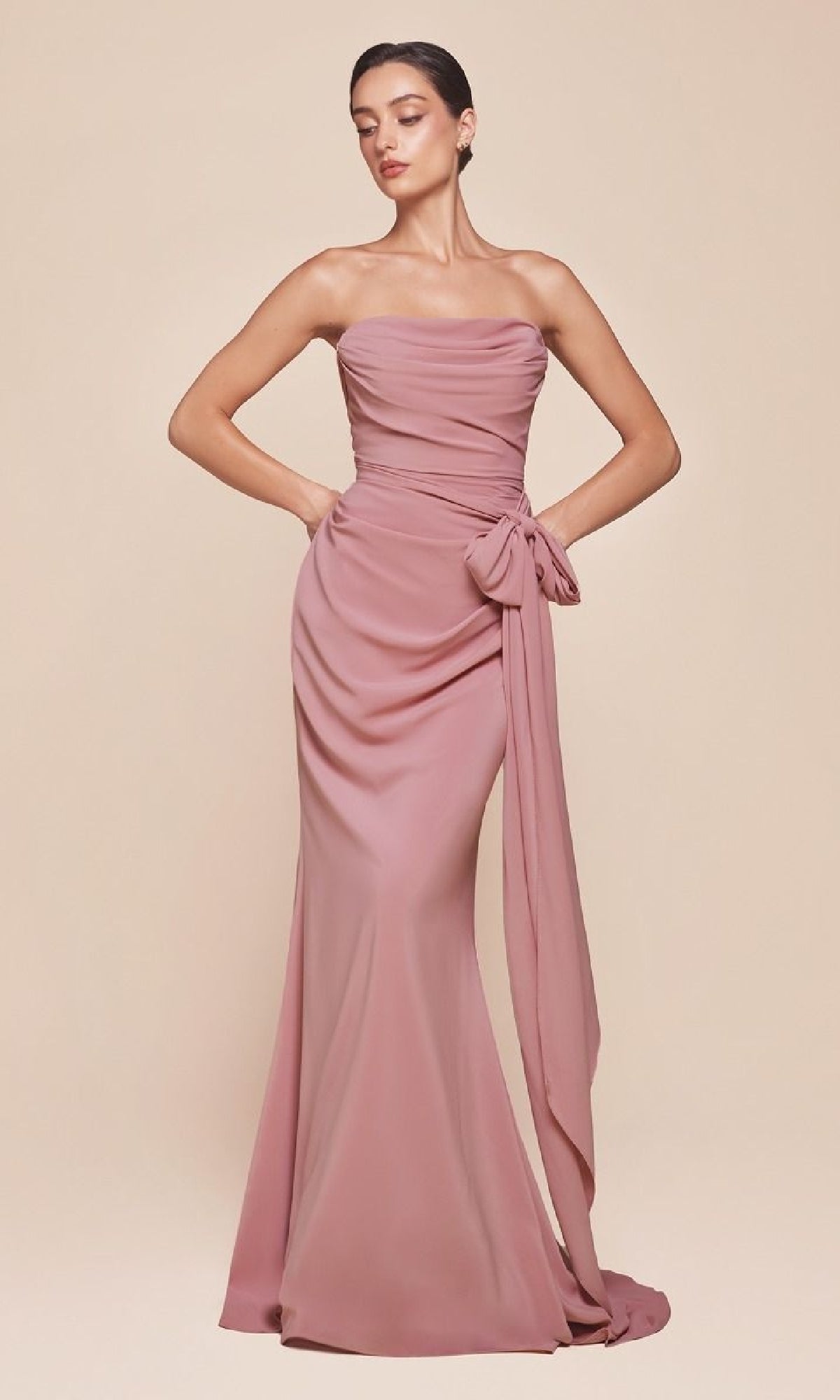 Celestine Multi-Way Satin Maxi Dress Cobalt 6