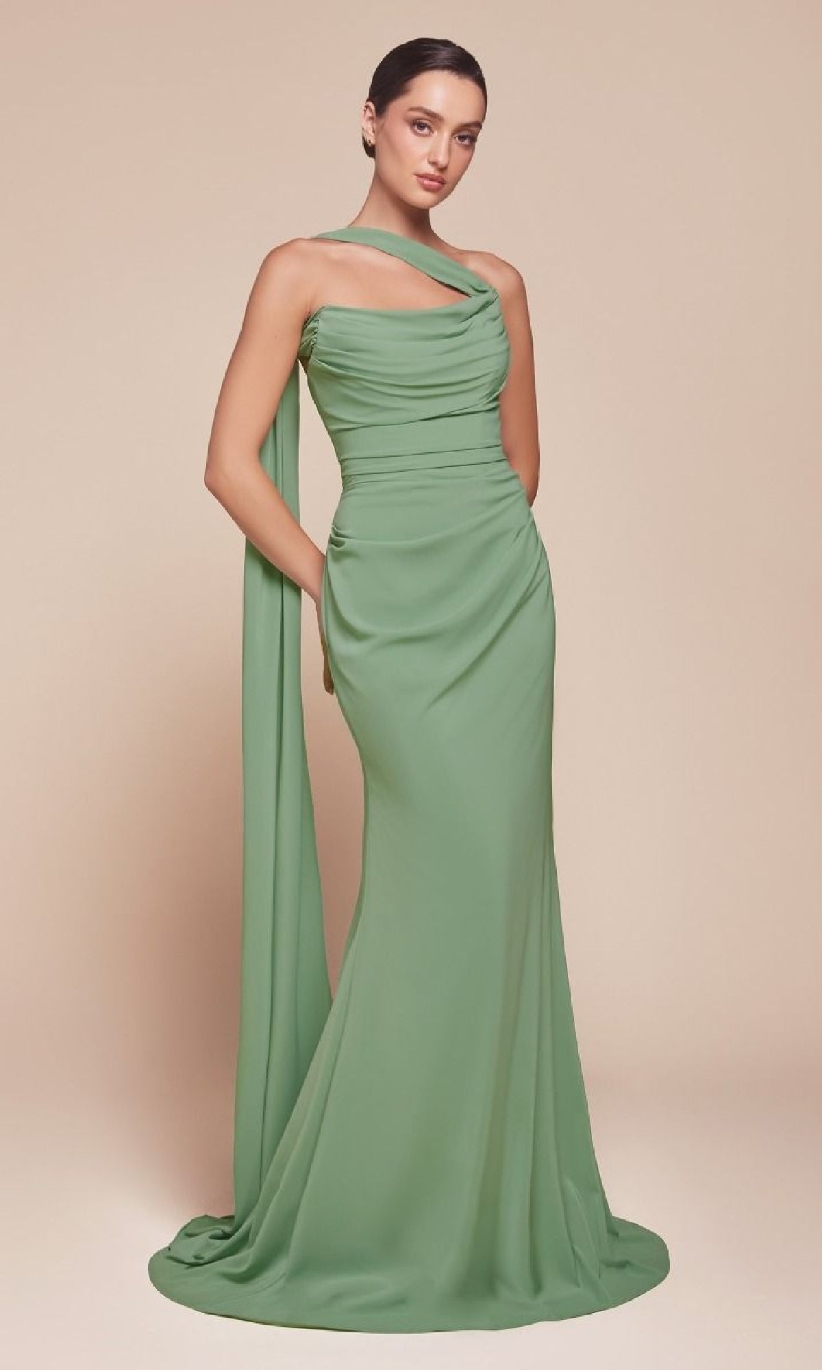 Celestine Multi-Way Satin Maxi Dress Dusty Rose 9