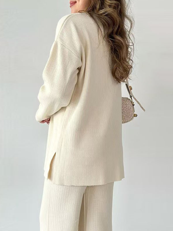 Margot Lapel Sweater Set GREEN 7