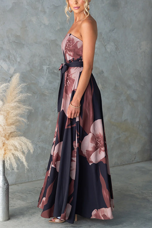 Isabelle Floral Tie-Waist Maxi Dress Floral 2
