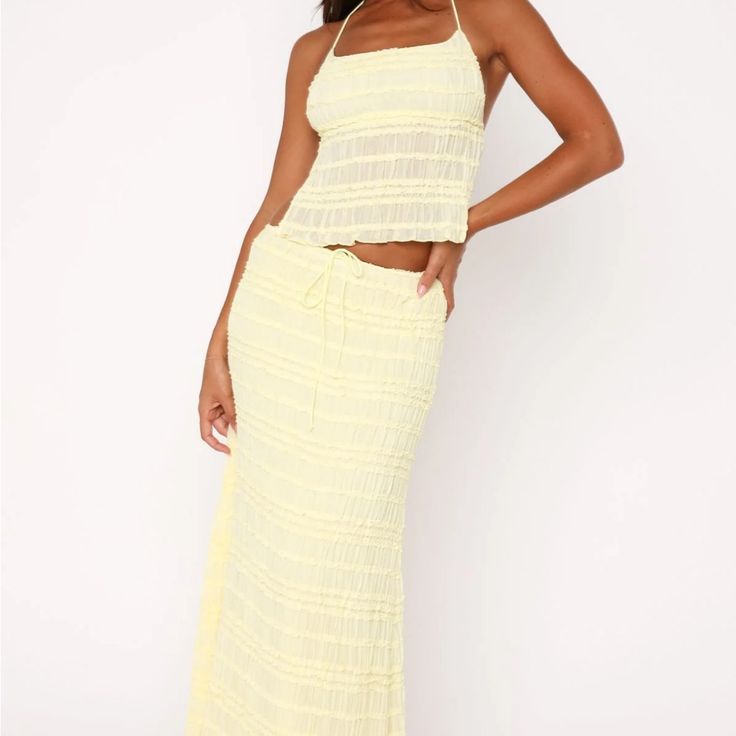 Aurelia Two-Piece Coquette Set White 1