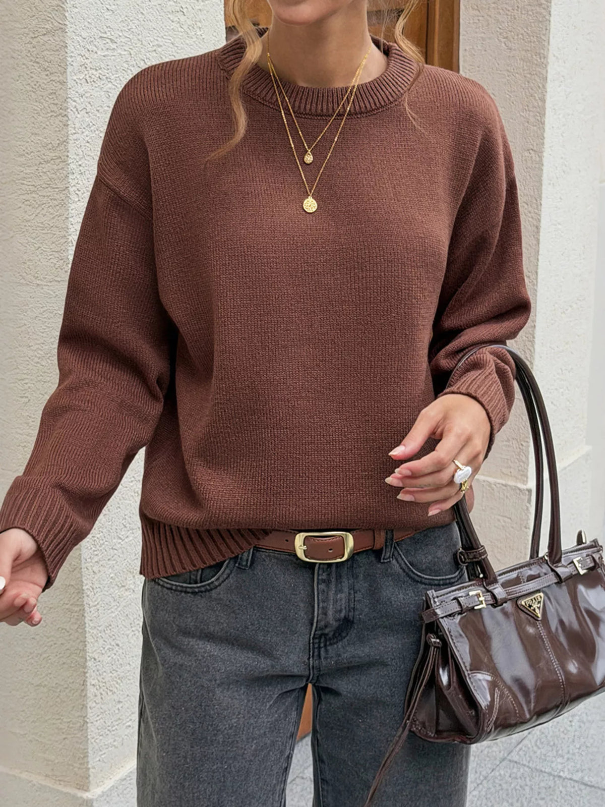 Eleanor Ribbed Knit Sweater Multi 3