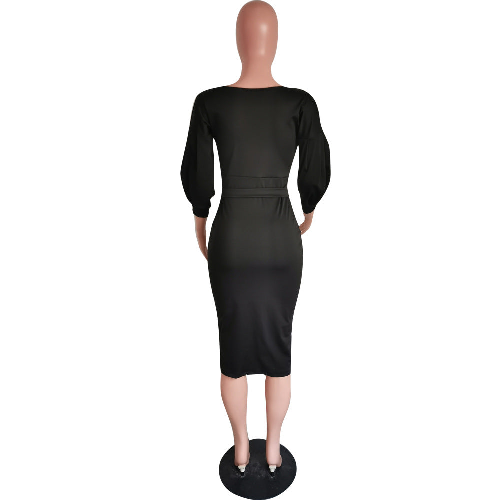 Margot Off-Shoulder Bodycon Dress Multi 6