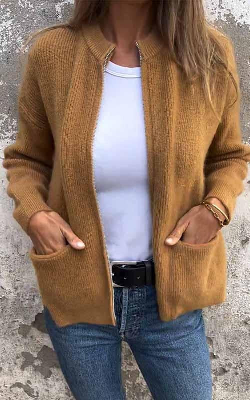 Margot Knit Cardigan Jacket Black 4