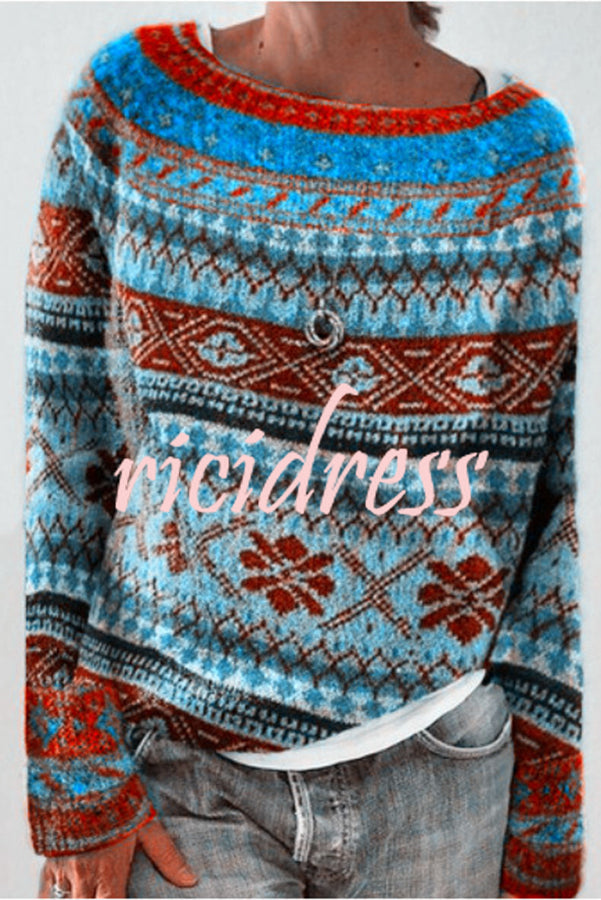 Maia Knit Sweater Multi 6