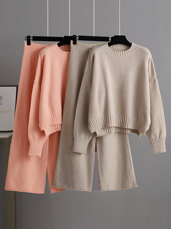 Valentina Knit High-Low Sweater PINK 7