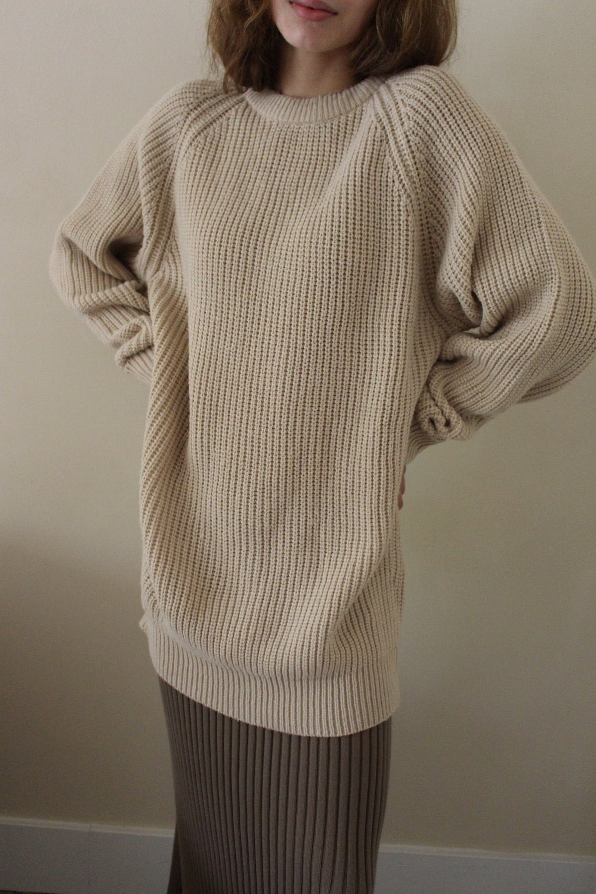 Margot Raglan Knit Sweater Multi 8