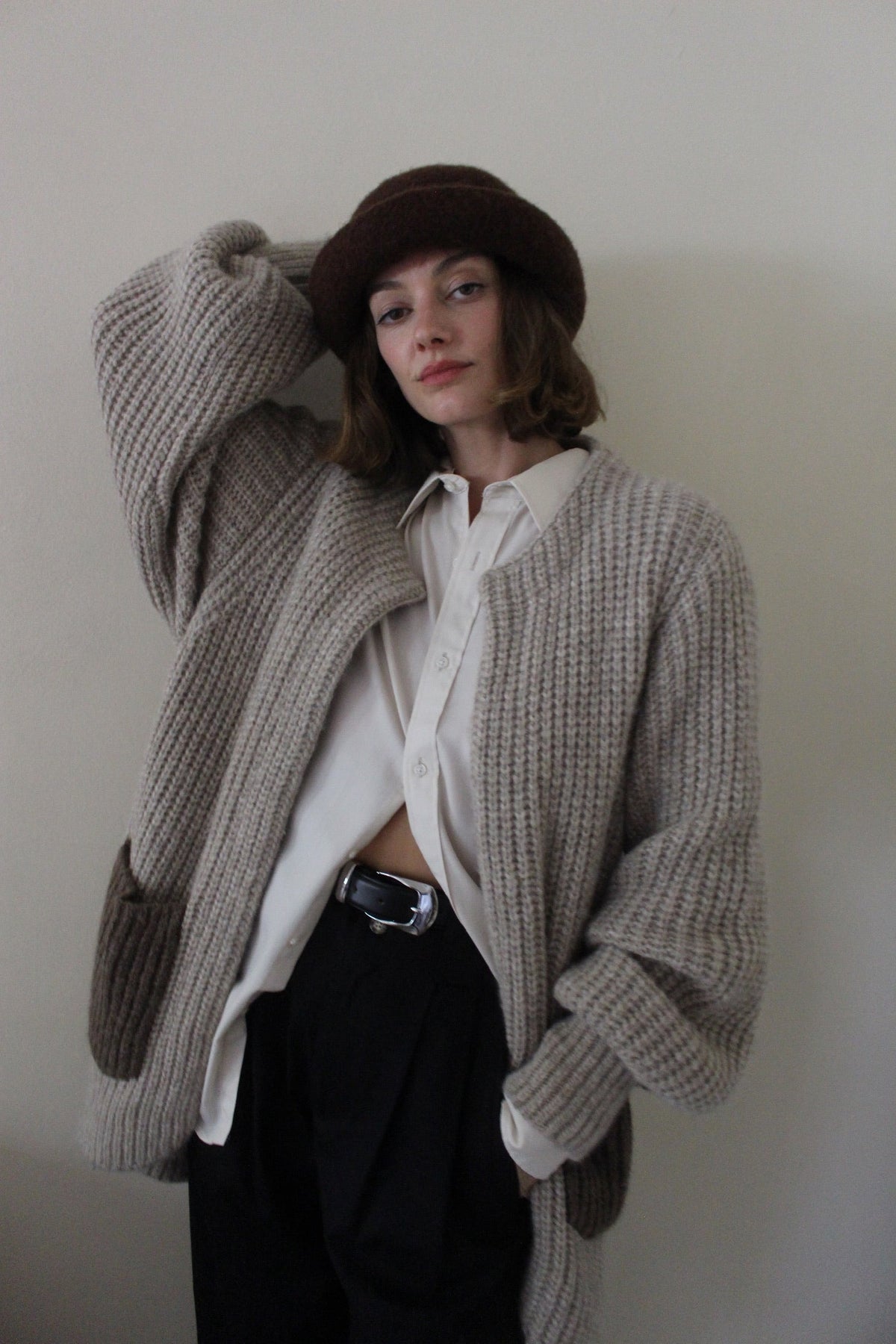 Dylan Knit Sweater Cardigan Cobalt 1