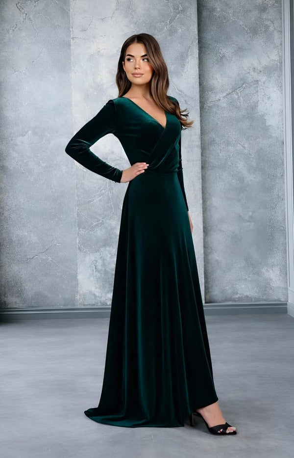 Vivienne Velvet Maxi Dress
