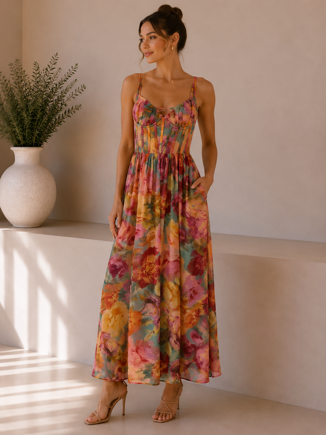 Eliana Floral Maxi Dress 1