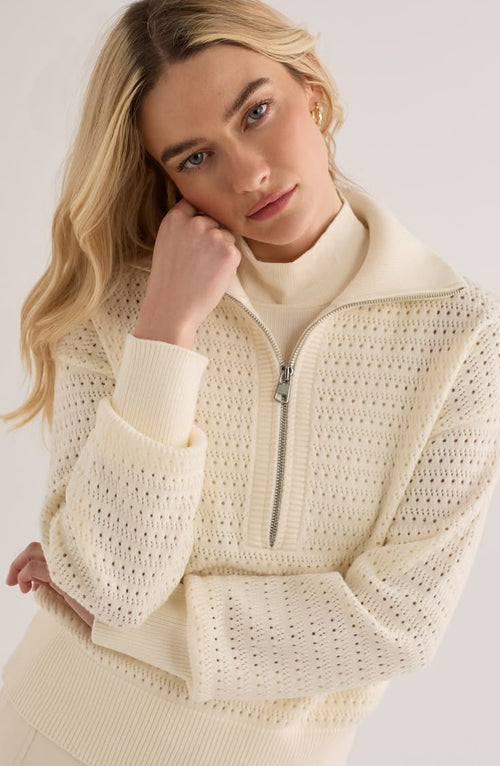 Darla Knit Sweater in Egret Multi 1