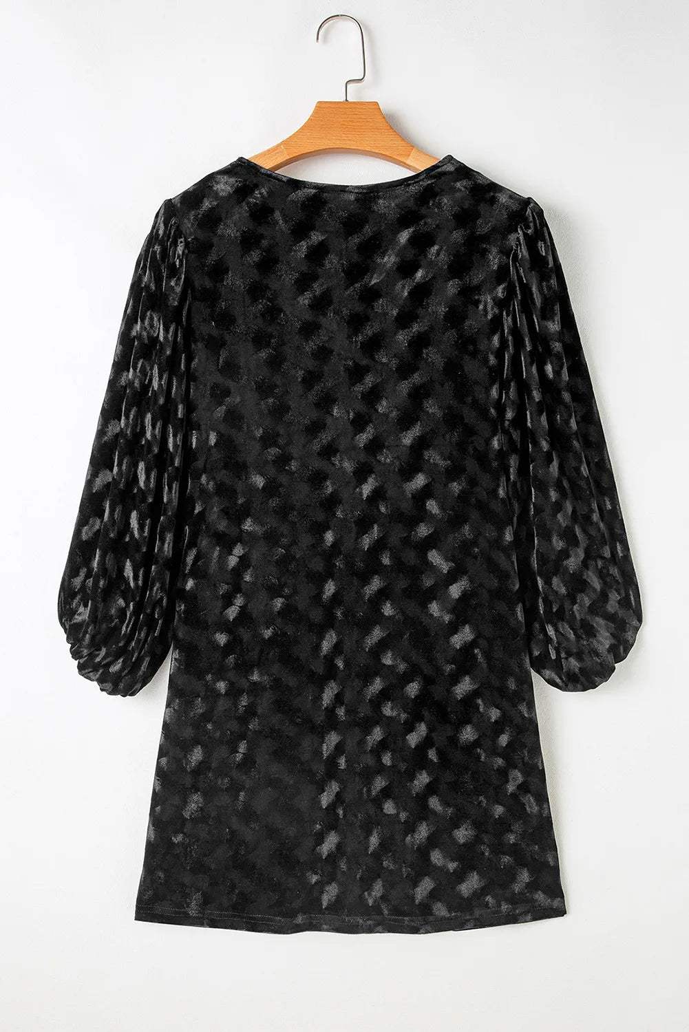 Vivienne Velvet Mini Dress Black 7