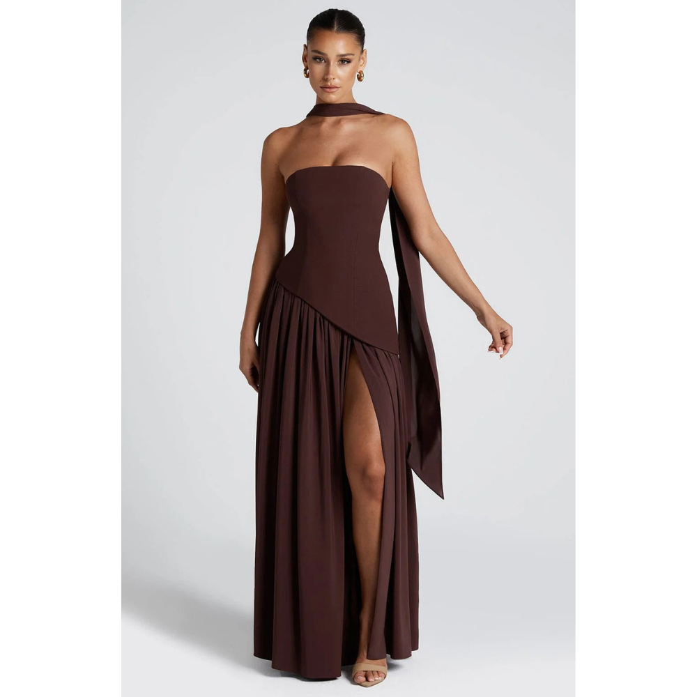 Maya Maxi Dress Lemon 9