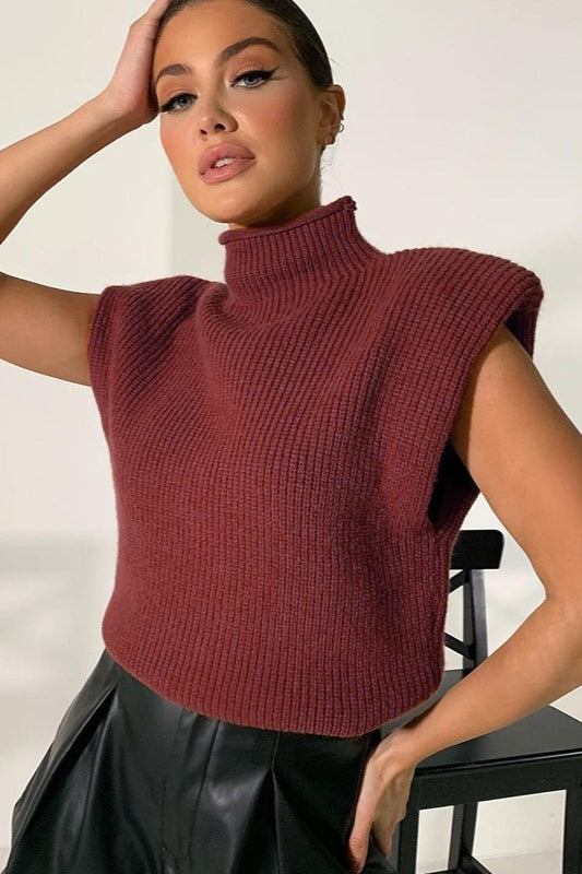 Margot Turtleneck Sweater Apricot 7