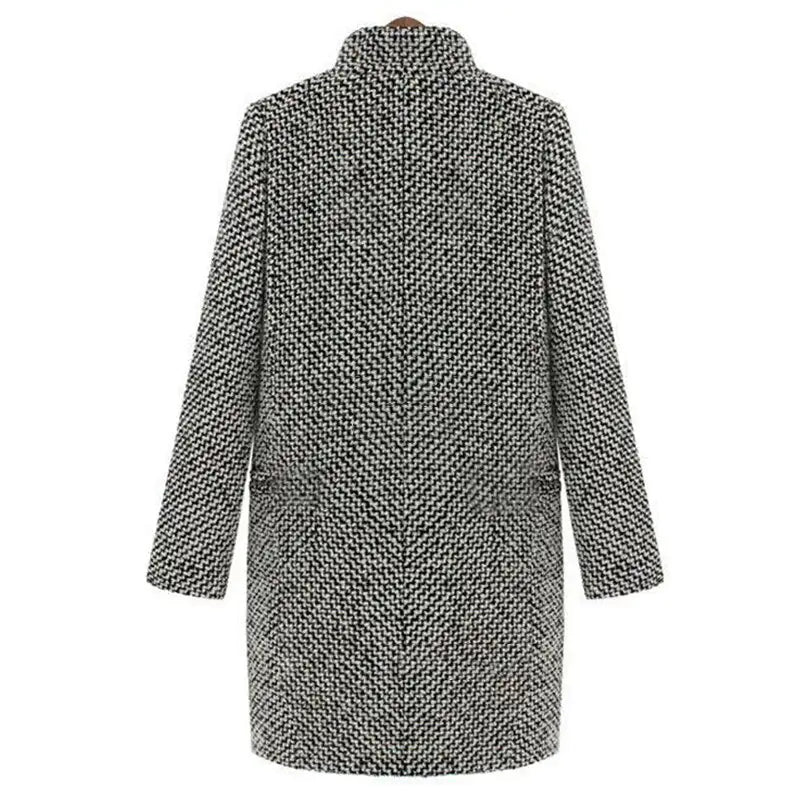 Zahra Wool Blend Winter Coat Multi 2