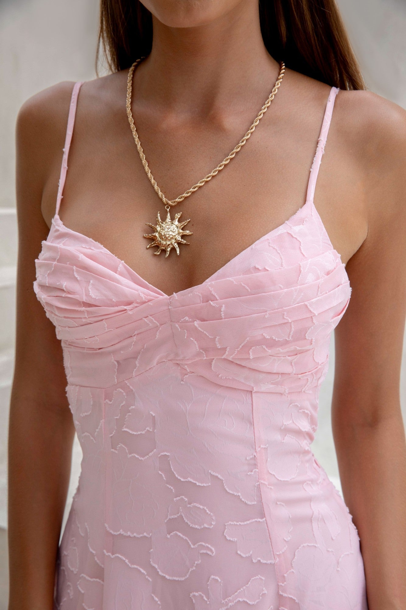 Ophelia Paradise Maxi Dress in Soft Yellow The Skies Maxi Dress Pink 10