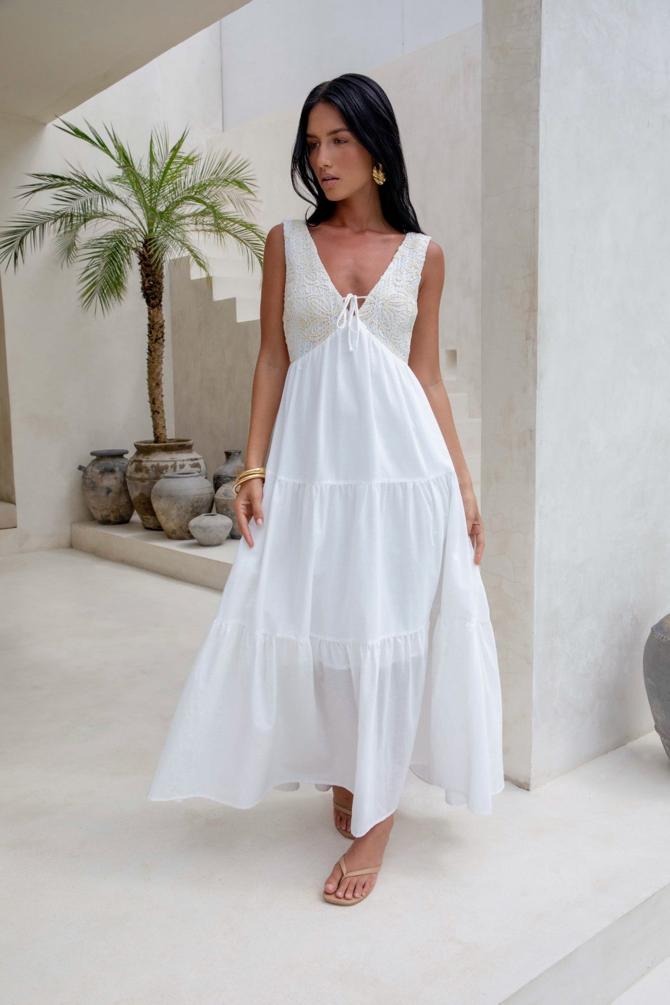 Ophelia Paradise Maxi Dress in Soft Yellow Your Love Maxi Dress White 5
