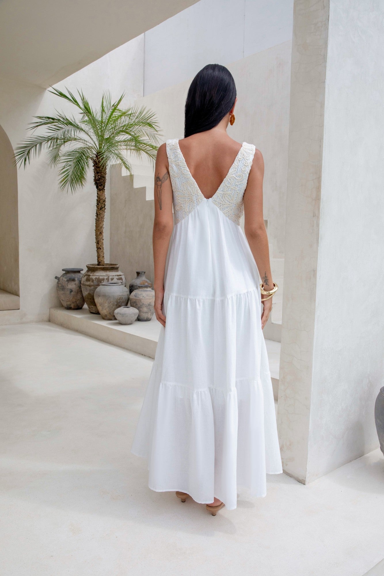 Ophelia Paradise Maxi Dress in Soft Yellow Your Love Maxi Dress White 2