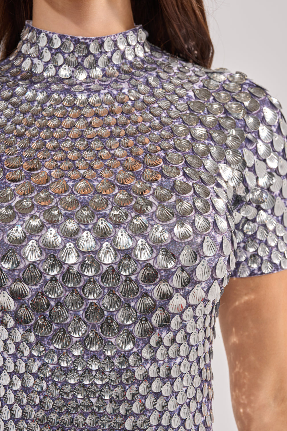 Aurora Sequin Mini Dress SILVER 7
