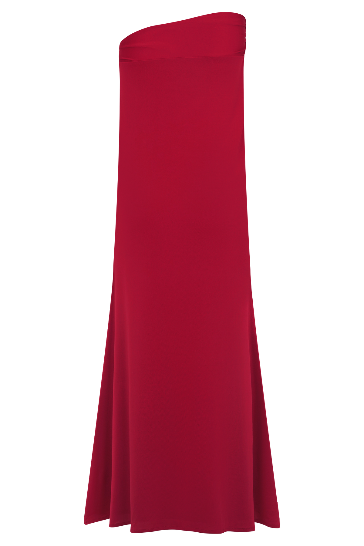 Ainsley Asymmetrical Maxi Dress in Burnt Orange Fuchsia Pink 9