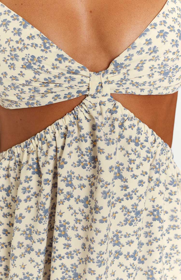 Amorgos Floral Mini Dress 6