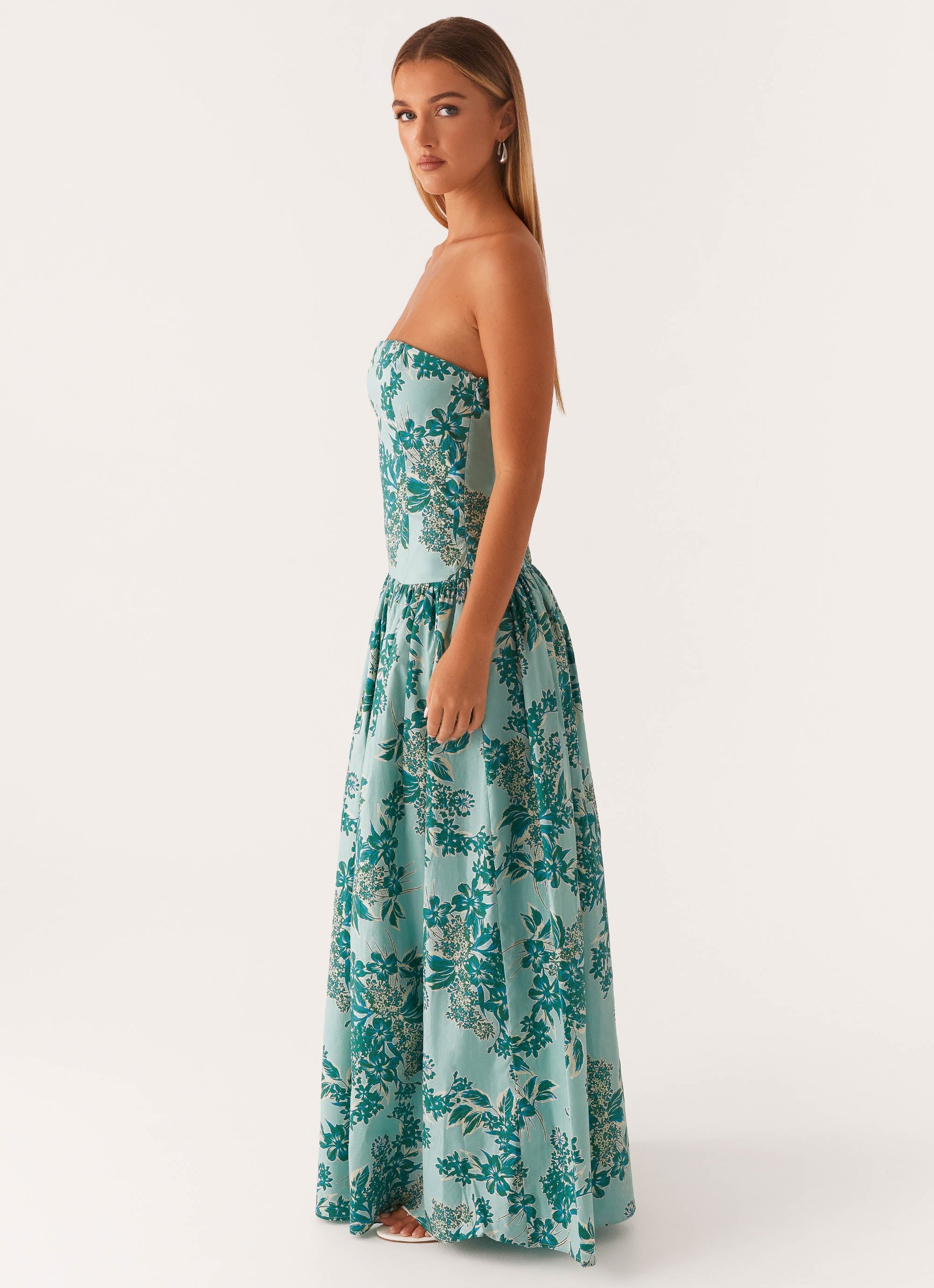 Andorra Floral Maxi Dress Cloud Nine Floral 3