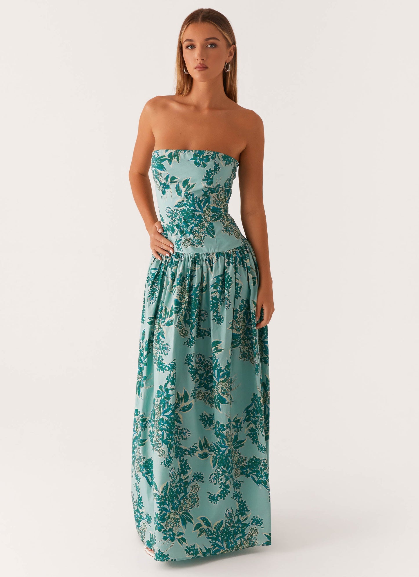 Andorra Floral Maxi Dress Cloud Nine Floral 1