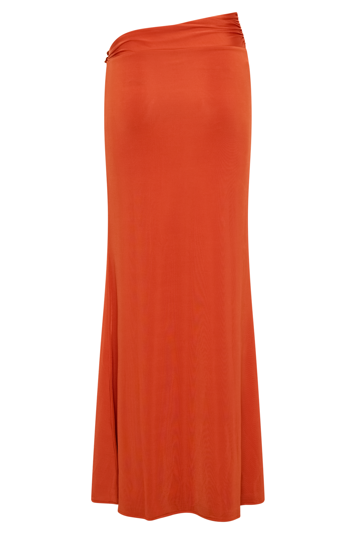 Ainsley Asymmetrical Maxi Dress in Burnt Orange Burnt Orange 8