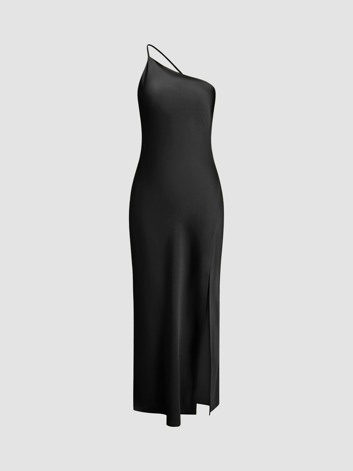 Isabelle Satin Maxi Dress with Backless Slits Multi 9