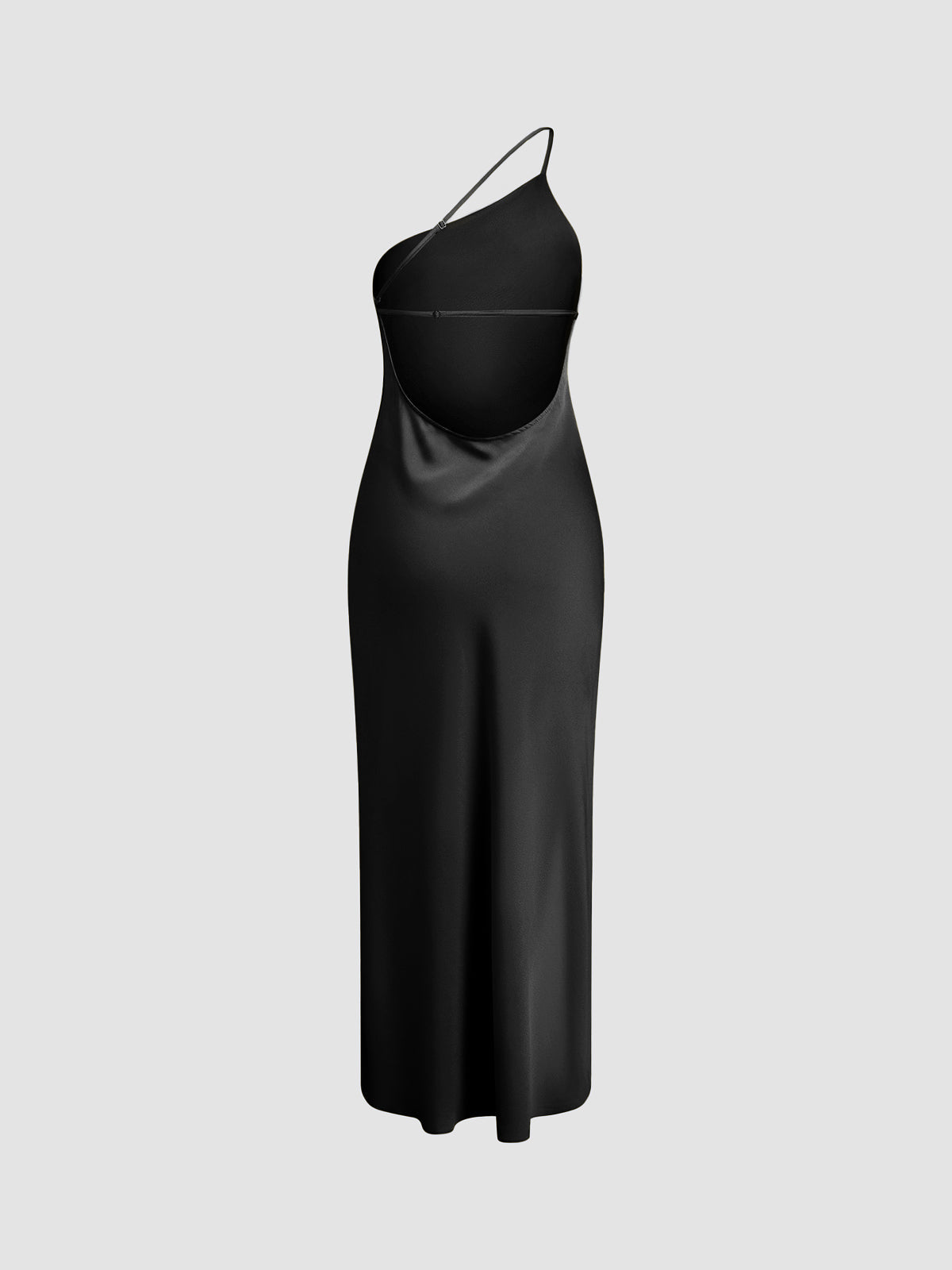 Isabelle Satin Maxi Dress with Backless Slits Multi 17